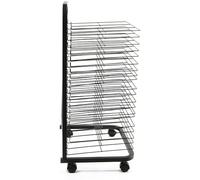 Aioneer Mobile Metal Art Storage Rack - Drying Rack - Floor-Standing Art Shelf Storage Rack On Wheels, Ideal For Education Schools And Art Clubs Shelf,Foldable To Save Space,25 floors