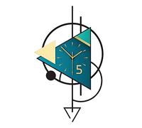 Aioneer Nordic Geometric Pendulum Wall Clock - Large Quartz Silent Acrylic Home Decor - Modern Art Timepiece For Living Room, Bedroom, Office Decor-A-40x61CM