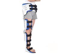Aioneer Orthopedic Hip Brace Hinged Adjustable Hip Knee Ankle Foot Orthosis Braces, With Walking Boots For Hip Fracture Rehabilitation Equipment,Left-Right