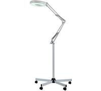 Aioneer Portable Magnifier, 8X Led Floor Lamp -Adjustable Swivel Arm Reading Magnifier Light With Gooseneck - For Professional Tasks,Sewing, Crafts Full Of Stars
