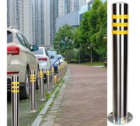 Aioneer Safety Bollards Parking Bollards Steel Traffic Barrier,Traffic Cone Construction Cone 24Inch Height Traffic Delineator Parking Post,Traffic Barrier Post With Weighte-H23.6in 1pact