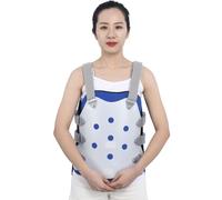 Aioneer Thoracolumbar Fixed Spinal Brace Spine Decompression Back Brace Adjustable Thoracolumbar Orthosis Support For Neck Back Shoulder Pain Relief,Flesh,M-Flesh-Large