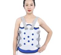 Aioneer Thoracolumbar Supports Fixation Brace Neck Brace Collar Lumbar Orthosis Brace Breathable Orthosis Hump For Neck Back Shoulder Pain Relief,White,M-White-Small
