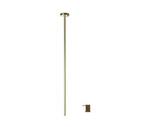 Aioneer Wall Mounted Bathroom Mixer Taps Ceiling Tap Hot And Cold Basin Mixer Tap Brass Single Handle Black-Gold