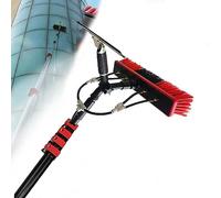 Aioneer Water Fed Telescopic Brush 3.6-11M Window Cleaning Equipment Telescopic Cleaning Brush Window Cleaning Kit Extendable Window Cleaning Solar Panel Conservatory Roof High W-12ft/3.6m