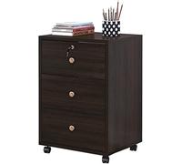 Aioneer Wooden File Cabinet For Office Able Drawer - Mobile Data Storage Organizer For Efficient Office Organization-B2-Einheitsgr??e