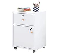Aioneer Wooden File Cabinet For Office Able Drawer - Mobile Data Storage Organizer For Efficient Office Organization-A1-Einheitsgr??e