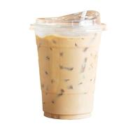AIOS 50 x PET Takeaway Cups with Sip Through Lids (600ml/20oz)