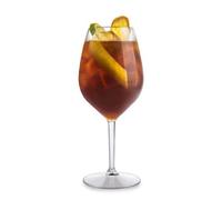 AIOS 6 x BPA Free Tritan Unbreakable Wine Glasses. 510ml Generous Capacity Makes it Also Ideal for Negroni Cocktails