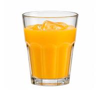 AIOS Set of 6 Polycarbonate Granity Tumblers 270ml (9.5oz) Unbreakable Plastic Glasses Reusable Drinking Cups for Water, Juice & Soft Drinks, Home, Café, Bar & Outdoor Use