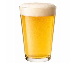 AIOS The Stocky Pint Glass Pack of 6 - Unbreakable Polycarbonate Pint Glass | Strong, Compact & Durable | Perfect for BBQs, Gardens & Outdoor Drinking | Dishwasher Safe Reusable Plastic Beer Glass