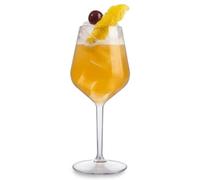AIOS Unbreakable BPA Free Tritan Plastic Wine Glasses/Spritzer Glasses. Capacity 330ml (4)