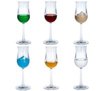 AIOS Virtually Unbreakable Plastic Port/Sherry/Madeira/Schnapps/Grappa/Liqueure Glass. Capacity 110ml (6)