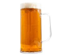 AIOS XL 2 Pint Bavarian Beer Glass/Stein/Tankard. Unbreakable Polycarbonate Plastic