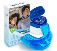 AIOUTGOGO Anti Snoring Aids Devices 2 pcs for Men and Women-Soft-Snore Stopper,Multifunctional Sleep Apnea Mouthpiece-Comfortable Stop Snoring Solution-Ready to Use Anti Snore Sleep Aid-Dark Blue