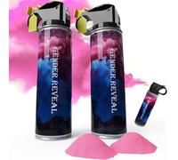 AIOWZZY 200g Baby Gender Reveal Smoke Cannon,Biodegradable Fire Extinguisher Gender Reveal Spray for Baby Shower, Wedding, Birthday, Party, Christmas(100g Per Bottl Pink)