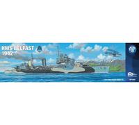 AIP British HMS Belfast 1942 Royal Navy Cruiser (1:350 Scale)
