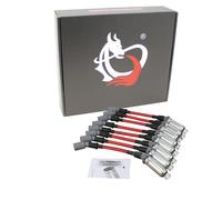 AIP Electronics Dragon Fire High Performance 10mm Spark Plug Wires Compatible with 1999-2019 GM Chevy GMC LS1 LS2 LS3 LS6 LS7 Vortec 4.8L 5.3L 6.0L LS1 100 ohm/ft, OE Heat Shield OEM Fit PWJ256