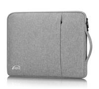 AIPIE Laptop Case 13 13.3 13.6 Inch Laptop Sleeve Compatible with MacBook Pro 13 Inch 2016-2024, MacBook Air 13 Inch 2018-2024 Briefcase for Women Man Business Trip Light Gray