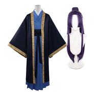 AIPILEI Anime The Apothecary Diaries Cosplay Costume Maomao/Jinshi Ancient Hanfu Women's Outfits for Halloween Party Carnival Performance (Jinshi + Wig, M)