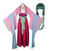 AIPILEI Anime The Apothecary Diaries Cosplay Costume Maomao/Jinshi Ancient Hanfu Women's Outfits for Halloween Party Carnival Performance (Maomao B + Wig, XL)