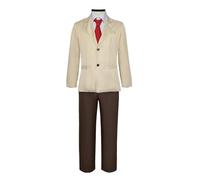 AIPILEI Light Yagami Cosplay Costume, Death Note Cosplay School Uniform Full Set Anime Role-playing Suit Halloween Outfit for Women Men (Light Yagami, M)
