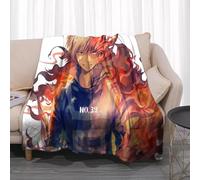 AIPILEI My Hero Academia Flannel Blanket Anime Ultra Soft Fleece Throw Blanket Microfiber Cozy Warm Throws, for Winter Bedding, Sofa Bed Couch Home Decor (Type4, 120x150cm)