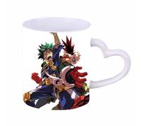 AIPILEI My Hero Academia Magic Mug, Anime MHA Heat Sensitive Colour Changing Mug, MHA Color Changing Mark Cup, Coffee & Tea Ceramic Cup, Creative Gifts for Christmas Birthday (Type 7, Colour Change)
