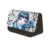 AIPILEI The Apothecary Diaries Pencil Bag with Zip, Maomao Anime Pencil Case Large Capacity Stationery Organiser Pencil Box for School Students Boys Girls (Type 9, 22x13x7.5CM)