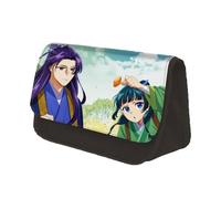 AIPILEI The Apothecary Diaries Pencil Bag with Zip, Maomao Anime Pencil Case Large Capacity Stationery Organiser Pencil Box for School Students Boys Girls (Type 16, 22x13x7.5CM)