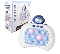 AIPINQI Pop Game Light Up Fidget Toy, Quick Push Game Console, Whack a Mole Games, Decompression Breakthrough Puzzle Pop Games Machine, Multiple Modes Toy for 3+ Years (Astronaut)