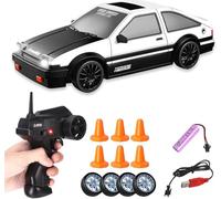 Aipinvip RC Drift Car 1:24 4WD Remote Control Racing Cars 15km/h 2.4GHz Mini Model Car Toy for Boys Kids Adults
