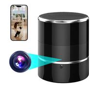 Aipmoz Indoor Security Camera in Bluetooth Speaker, 240° Viewing Angle,1080p Full HD WiFi Camera,Wireless Dome Cams Phone App,Motion Activated for Home Offices Store(2.4G /5G)