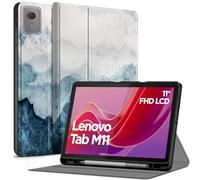 Aippdo Case for Lenovo Tab M11/Tab K11 LTE 11" 2024 TB330FU with Pen Holder,Soft TPU Back Cover,Support Auto Wake/Sleep.