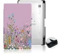 Aippdo Case for Remarkable Paper Pro Move 7.3 inch 2025,Hard Back Shell Protective Book Folio Cover with Built-in Pen Holder, with Auto Sleep/Wake Function.