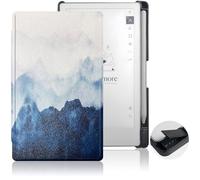 Aippdo Case for Remarkable Paper Pro Move 7.3 inch 2025,Hard Back Shell Protective Book Folio Cover with Built-in Pen Holder, with Auto Sleep/Wake Function.