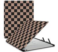 Aippdo Case for Remarkable Paper Pro Tablet 11.8" (Released in 2024), Hard Back Shell Protective Book Folio Cover with Built-in Pen Holder, with Auto Sleep/Wake Function. (Black Checkered Pattern)