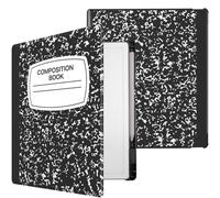 Aippdo Case for Remarkable Paper Pure Tablet 10.3 inches 2026,Lightweight and Hard Back Shell Protective Book Folio Cover with Built-in Pen Holder，Black Book