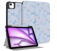 Aippdo Compatible for iPad Air 11-inch M4/M3/M2 (2026/2025/2024), iPad Air 5th/4th Generation (2022/2020) 10.9 Inch,Smart Folio Cover (Auto Wake/Sleep) with Build-in Pencil Holder for Apple Tablet