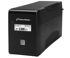 Aiptek PowerWalker VI 650 LCD - 650VA - 360W Line Interactive UPS System with LCD Display