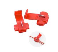 Aiqeer 60 Pcs Red Scotch Lock Wire Connectors, Scotch Lock Quick Splice Connectors Terminals, Electrical Wire Splice Branch Connectors
