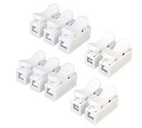 Aiqeer 90 Pc Spring Wire Connectors Set, Electrical Cable Clamp Terminal Block Connector, Quick Connector Terminal Block (60 Ch2 + 30 Ch3)