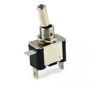 AIQFTGSNS Auto Car Boat Truck Illuminated Led Toggle Switch with Aircraft Flip Up Cover Guard White 12V20A Carbon Cover (Color : White Switch)