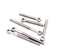 AIQIJOHI Eye Bolts Screw in M5 M6 M8 M10 M12 M14 M16 304 Stainless Steel Loop Circle Hole Bolt Ring Eye Screw Eyebolt Eyescrew(85mm,M10 1pc)