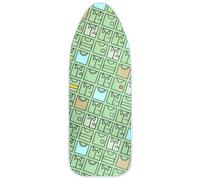 AiQInu Green Ironing Board Cover, Cotton