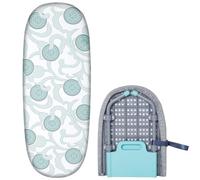 AiQInu Ironing Board, Space-Saving Ironing Board, Table Ironing Board with 2 Heat Resistant Ironing Covers, Rubber Feet Cover, 31 x 82 cm