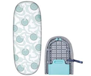 AiQInu Ironing Board, Space-Saving Ironing Board, Table Ironing Board with 2 Heat Resistant Ironing Covers, Rubber Feet Cover, 31 x 82 cm