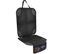 AiQInu ISOFIX Car Seat Protector for Child Seat Protector Car Seat Non-Slip and Waterproof with Thick Padding and 2 Mesh Pockets for Leather Seats