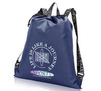 AiQInu Large Capacity Waterproof Gym Bag Backpack with Drawstring, with Outer Pocket Adjustable Drawstring Gym Bag for Sports, Travel and City, Gym Bag for Men and Women