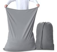 AiQInu Large Drawstring Laundry Bag Foldable Laundry Bag, 70 x 115 cm, Pack of 2